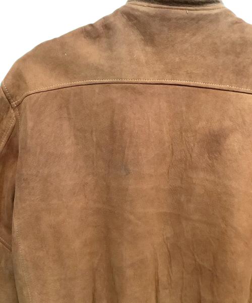LEATHER GARMENT（レザー ガーメント）LEATHER GARMENT (レザー ガーメント) シングルライダースジャケット ブラウン サイズ:記載なしの古着・服飾アイテム