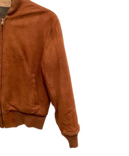LEATHER GARMENT（レザー ガーメント）LEATHER GARMENT (レザー ガーメント) シングルライダースジャケット ブラウン サイズ:記載なしの古着・服飾アイテム