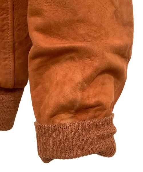 LEATHER GARMENT（レザー ガーメント）LEATHER GARMENT (レザー ガーメント) シングルライダースジャケット ブラウン サイズ:記載なしの古着・服飾アイテム