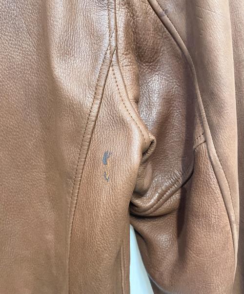 POLO RALPH LAUREN（ポロ・ラルフローレン）POLO RALPH LAUREN (ポロ・ラルフローレン) レザージャケット ブラウン サイズ:Lの古着・服飾アイテム