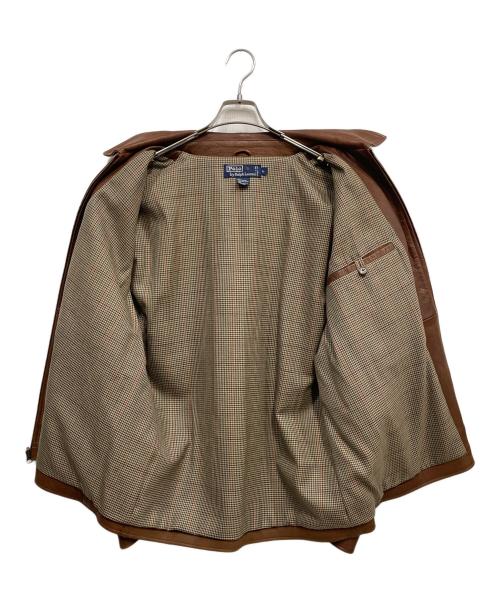 POLO RALPH LAUREN（ポロ・ラルフローレン）POLO RALPH LAUREN (ポロ・ラルフローレン) レザージャケット ブラウン サイズ:Lの古着・服飾アイテム