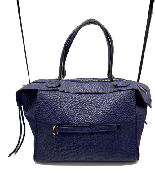 CELINE（セリーヌ）CELINE (セリーヌ) リングバッグ ネイビーの古着・服飾アイテム