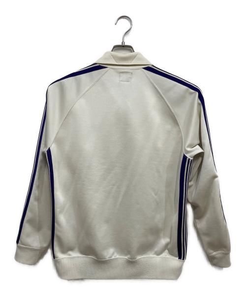 Needles（ニードルズ）Needles (ニードルズ) Track Jacket - Poly Smooth ホワイト×パープル サイズ:Mの古着・服飾アイテム