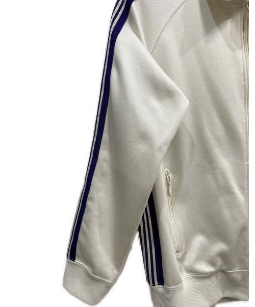 Needles（ニードルズ）Needles (ニードルズ) Track Jacket - Poly Smooth ホワイト×パープル サイズ:Mの古着・服飾アイテム