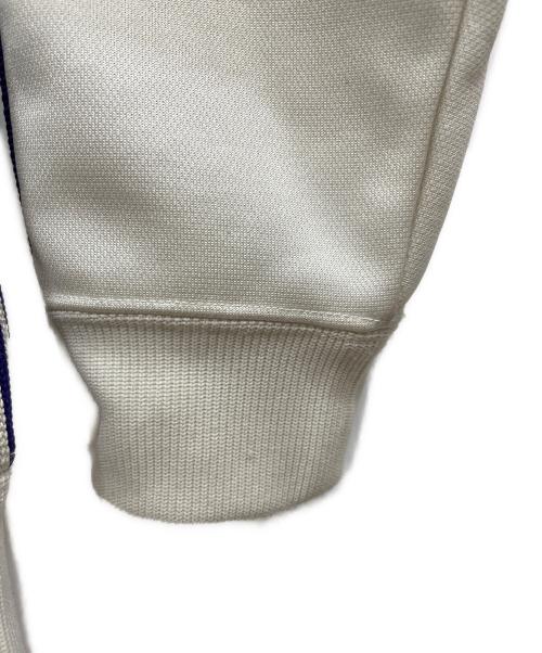 Needles（ニードルズ）Needles (ニードルズ) Track Jacket - Poly Smooth ホワイト×パープル サイズ:Mの古着・服飾アイテム