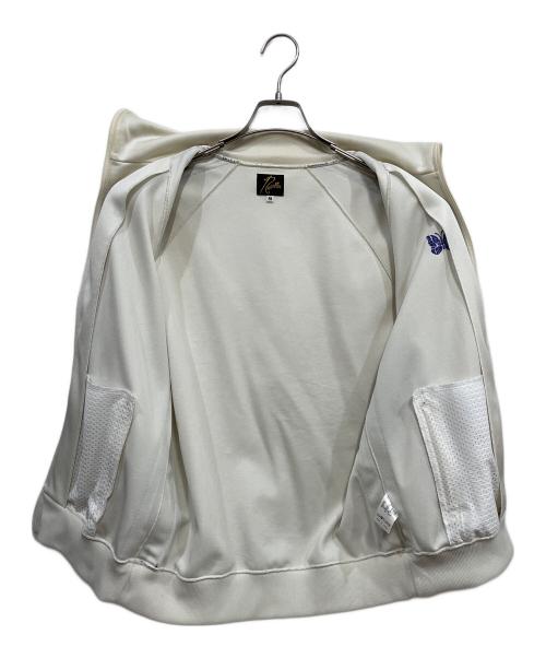 Needles（ニードルズ）Needles (ニードルズ) Track Jacket - Poly Smooth ホワイト×パープル サイズ:Mの古着・服飾アイテム