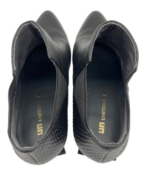 UNITED NUDE（ユナイテッドヌード）UNITED NUDE (ユナイテッドヌード) ショートブーツ ブラック サイズ:37の古着・服飾アイテム