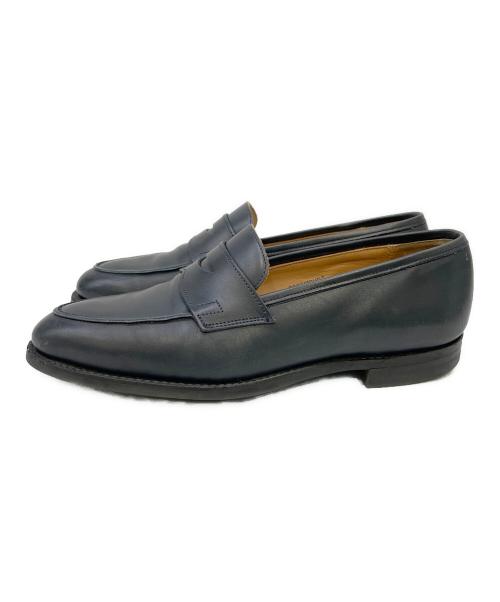 Crockett & Jones（クロケット＆ジョーンズ）Crockett & Jones (クロケット＆ジョーンズ) UNITED ARROWS (ユナイテッドアローズ) コインローファー ネイビー サイズ:7 1/2 Eの古着・服飾アイテム