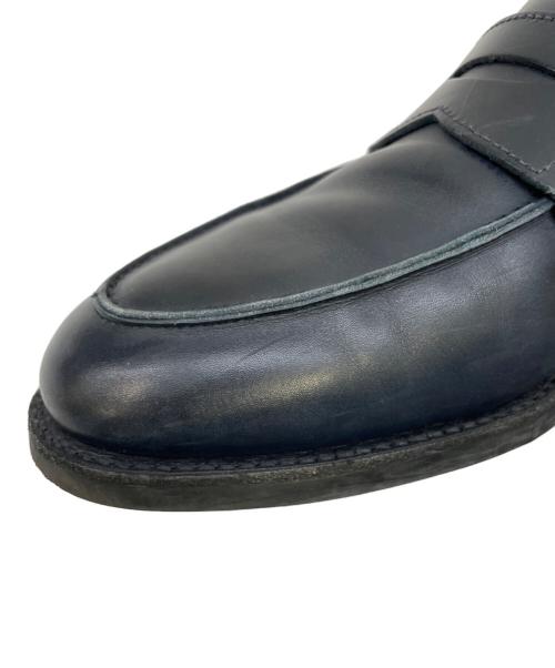 Crockett & Jones（クロケット＆ジョーンズ）Crockett & Jones (クロケット＆ジョーンズ) UNITED ARROWS (ユナイテッドアローズ) コインローファー ネイビー サイズ:7 1/2 Eの古着・服飾アイテム