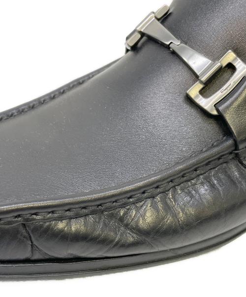 Salvatore Ferragamo（サルヴァトーレ フェラガモ）Salvatore Ferragamo (サルヴァトーレ フェラガモ) ビットローファー ブラック サイズ:EE 91/2の古着・服飾アイテム