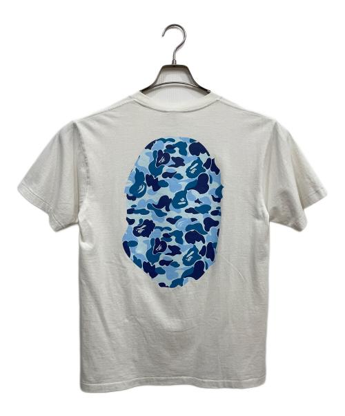 A BATHING APE（アベイシングエイプ）A BATHING APE (アベイシングエイプ) エイプヘッド 半袖カットソー ホワイト サイズ:Mの古着・服飾アイテム