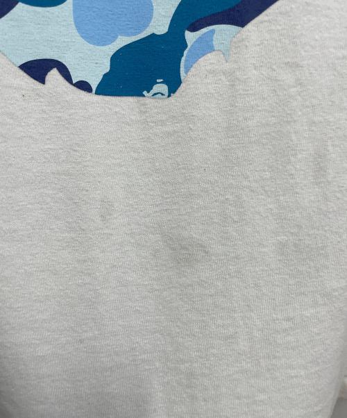A BATHING APE（アベイシングエイプ）A BATHING APE (アベイシングエイプ) エイプヘッド 半袖カットソー ホワイト サイズ:Mの古着・服飾アイテム