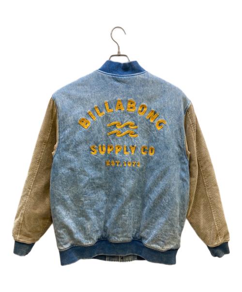 Billabong（ビラボン）Billabong (ビラボン) スタジャン インディゴ×カーキ サイズ:Mの古着・服飾アイテム
