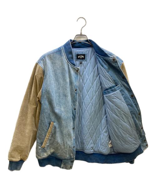 Billabong（ビラボン）Billabong (ビラボン) スタジャン インディゴ×カーキ サイズ:Mの古着・服飾アイテム