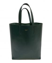 CELINE（セリーヌ）の古着「バーティカルカバスモール」｜ダークグリーン