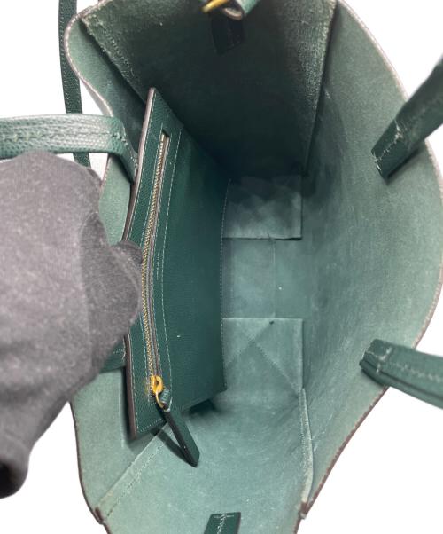 CELINE（セリーヌ）CELINE (セリーヌ) バーティカルカバスモール ダークグリーンの古着・服飾アイテム