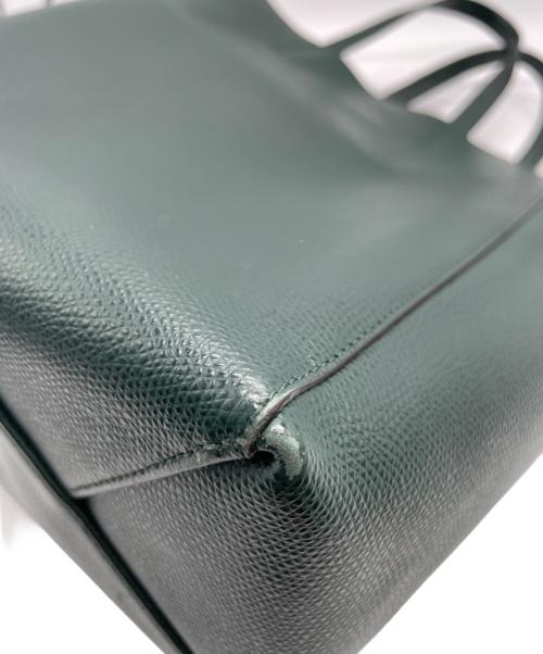 CELINE（セリーヌ）CELINE (セリーヌ) バーティカルカバスモール ダークグリーンの古着・服飾アイテム
