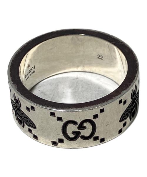 GUCCI（グッチ）GUCCI (グッチ) GG＆ビー　リング　SILVER925 サイズ:22号の古着・服飾アイテム