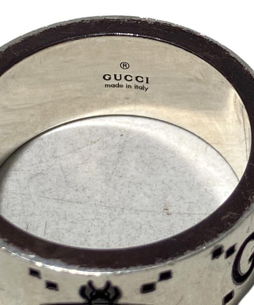 GUCCI（グッチ）GUCCI (グッチ) GG＆ビー　リング　SILVER925 サイズ:22号の古着・服飾アイテム