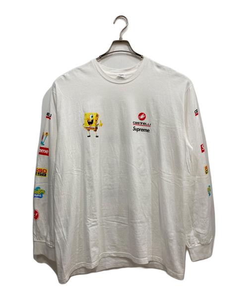 SUPREME（シュプリーム）Supreme (シュプリーム) SpongeBob Castelli Racing ホワイト サイズ:XLの古着・服飾アイテム