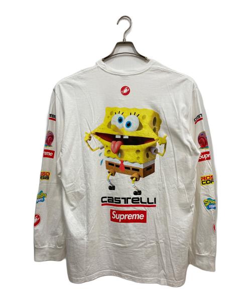 SUPREME（シュプリーム）Supreme (シュプリーム) SpongeBob Castelli Racing ホワイト サイズ:XLの古着・服飾アイテム