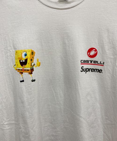 SUPREME（シュプリーム）Supreme (シュプリーム) SpongeBob Castelli Racing ホワイト サイズ:XLの古着・服飾アイテム