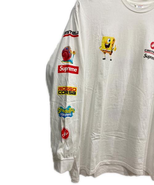 SUPREME（シュプリーム）Supreme (シュプリーム) SpongeBob Castelli Racing ホワイト サイズ:XLの古着・服飾アイテム