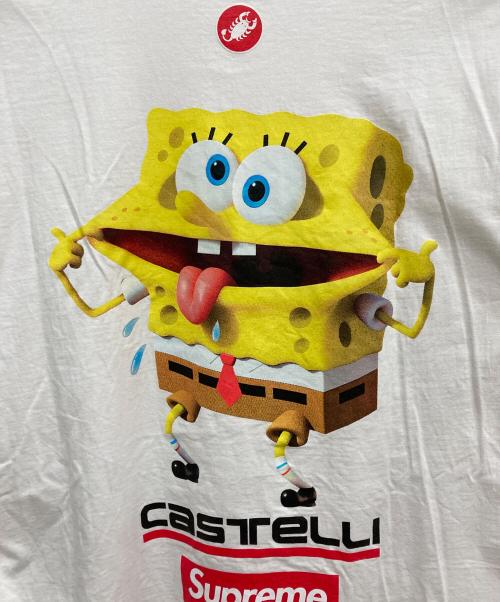 SUPREME（シュプリーム）Supreme (シュプリーム) SpongeBob Castelli Racing ホワイト サイズ:XLの古着・服飾アイテム