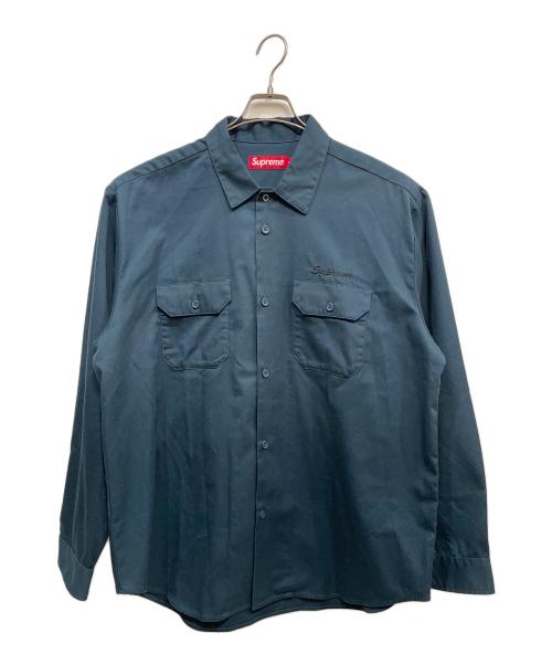 SUPREME（シュプリーム）SUPREME (シュプリーム) Snow White Work Shirt グリーン サイズ:Lの古着・服飾アイテム