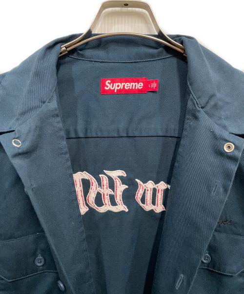 SUPREME（シュプリーム）SUPREME (シュプリーム) Snow White Work Shirt グリーン サイズ:Lの古着・服飾アイテム