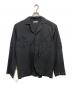 ANUKE（アンヌーク）の古着「Cutwork Opencollar Shirts」｜ブラック