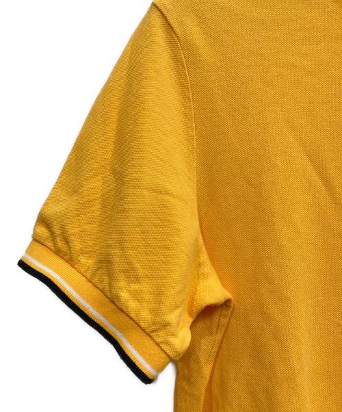 PRADA（プラダ）PRADA (プラダ) フロントラバー ラインポロシャツ オレンジ サイズ:XLの古着・服飾アイテム