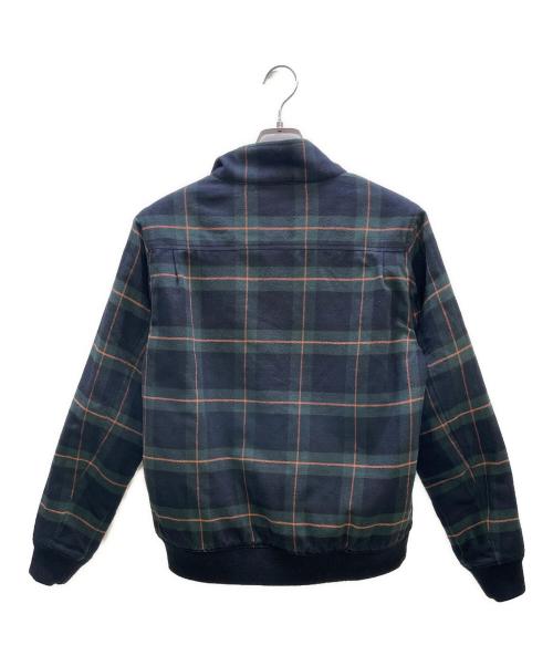 FRED PERRY（フレッドペリー）FRED PERRY (フレッドペリー) ブルゾン グリーン×オレンジ サイズ:Mの古着・服飾アイテム