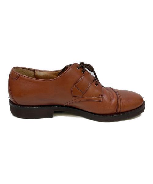 Salvatore Ferragamo（サルヴァトーレ フェラガモ）Salvatore Ferragamo (サルヴァトーレ フェラガモ) レースアップシューズ ブラウン サイズ:7.5の古着・服飾アイテム