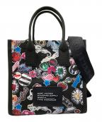 MARC JACOBSマークジェイコブス）の古着「Medium Sticker Print Canvas Standard Supply Tote」