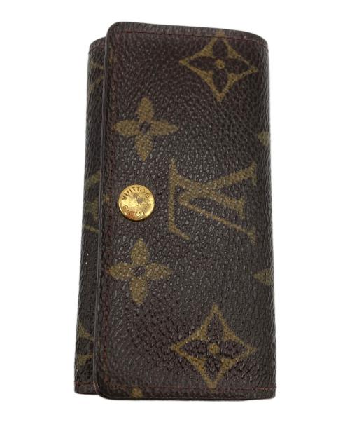 LOUIS VUITTON（ルイ ヴィトン）LOUIS VUITTON (ルイ ヴィトン) ミュルティクレ4/キーケース ブラウンの古着・服飾アイテム