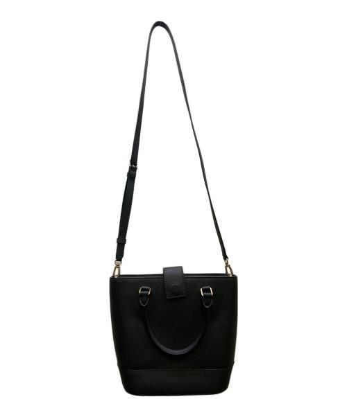 TORY BURCH（トリーバーチ）TORY BURCH (トリーバーチ) 2WAYバッグ ブラックの古着・服飾アイテム