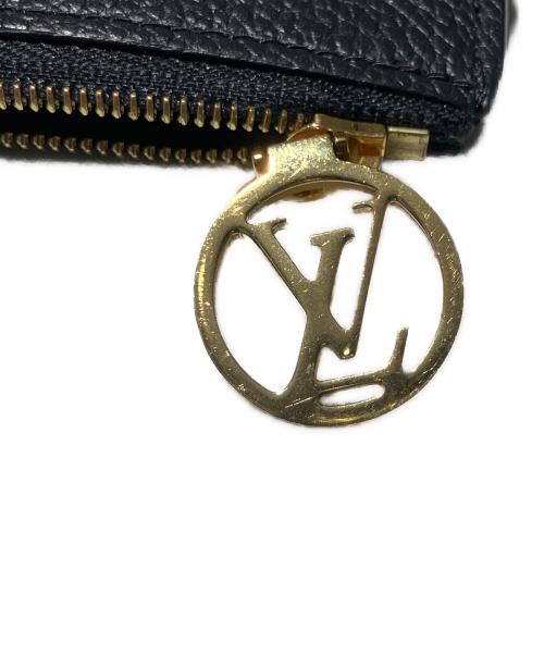 LOUIS VUITTON（ルイ ヴィトン）LOUIS VUITTON (ルイ ヴィトン) コインケース　モノグラム・アンプラント　ポルト カルト・ロミー ブラックの古着・服飾アイテム