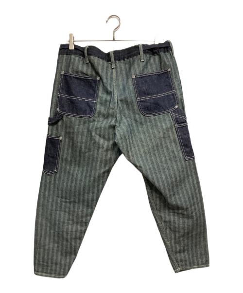COMME des GARCONS（コムデギャルソン）COMME des GARCONS (コムデギャルソン) GANRYU (ガンリュウ) ドッキングコンビサルエルスリムペインターパンツ ネイビー サイズ:Sの古着・服飾アイテム