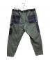 COMME des GARCONS (コムデギャルソン) GANRYU (ガンリュウ) ドッキングコンビサルエルスリムペインターパンツ ネイビー サイズ:S：8000円