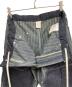 中古・古着 COMME des GARCONS (コムデギャルソン) GANRYU (ガンリュウ) ドッキングコンビサルエルスリムペインターパンツ ネイビー サイズ:S：8000円