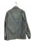 GANRYU (ガンリュウ) COMME des GARCONS (コムデギャルソン) ヘリンボーンテーラードジャケット ネイビー サイズ:S：10000円