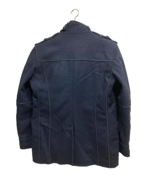 DOLCE & GABBANA（ドルチェ＆ガッバーナ）DOLCE & GABBANA (ドルチェ＆ガッバーナ) ミリタリーウールPコート ネイビー サイズ:52の古着・服飾アイテム