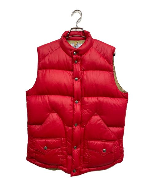 RockyMountainFeatherBed（ロッキーマウンテンフェザーベッド）RockyMountainFeatherBed (ロッキーマウンテンフェザーベッド) ダウンベスト レッド サイズ:38の古着・服飾アイテム