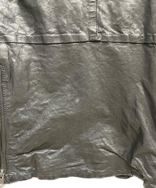 DIESEL（ディーゼル）DIESEL (ディーゼル) ラムレザージャケット ブラック サイズ:Lの古着・服飾アイテム