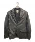 DIESEL（ディーゼル）の古着「ラムレザージャケット」｜ブラック