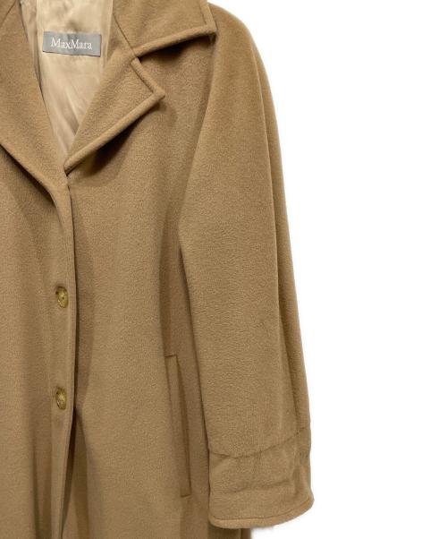 MaxMara（マックスマーラ）MaxMara (マックスマーラ) ウールロングコート ベージュ サイズ:36の古着・服飾アイテム
