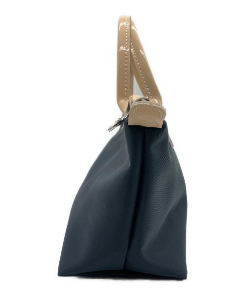 LONGCHAMP（ロンシャン）LONGCHAMP (ロンシャン) ハンドバッグ ネイビーの古着・服飾アイテム