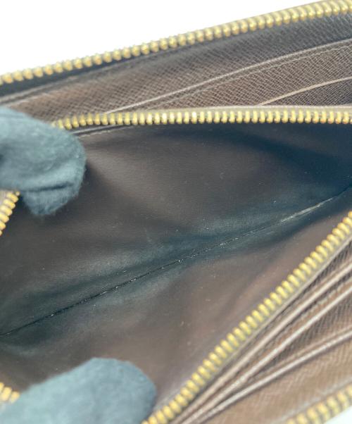 LOUIS VUITTON（ルイ ヴィトン）LOUIS VUITTON (ルイ ヴィトン) ダミエ ラウンドファスナージッピーウォレット ブラウンの古着・服飾アイテム