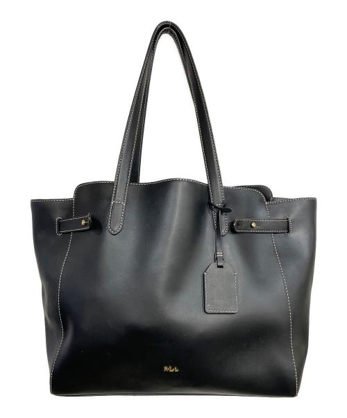 RALPH LAUREN（ラルフローレン）RALPH LAUREN (ラルフローレン) トートバッグ ブラックの古着・服飾アイテム